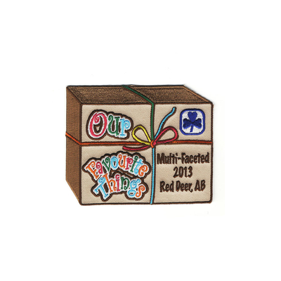 3,5&quot; bordado Logo Correção, ferro em remendos para presentes dos chapéus DIY dos sacos