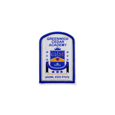Os crachás tecidos Applique do remendo da escola, costuram no OEM bordado dos remendos
