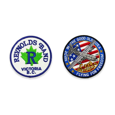 Remendos militares de Merrow para revestimentos Logo Bordado Poliéster Material