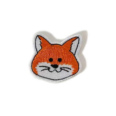 O laser animal da camisa do Fox Logo Confecções Embroidered Correçãoes Por T cortou a beira