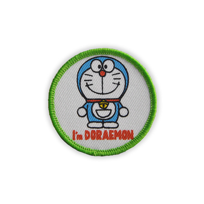 Ferro do bordado no logotipo do Anime de Doraemon Pokemon dos remendos do sopro 3D