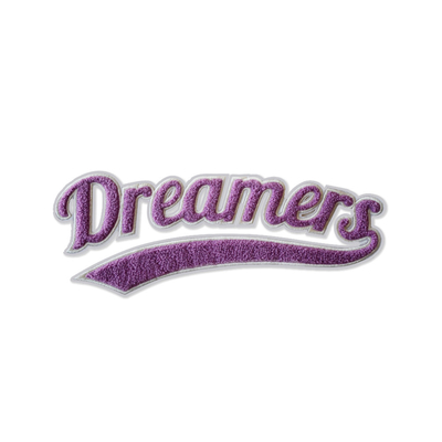 5&quot; letras bordadas Logo Correção, remendos do basebol para o ODM do OEM dos revestimentos