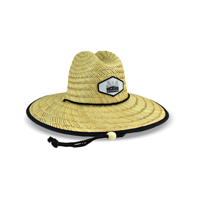 Salva-vidas surfando de Straw Chapéu Por Summer Outdoor do remendo unisex