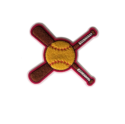 O remendo do bordado do Chenille da beira de Merrowed para o chapéu veste o terno do esporte