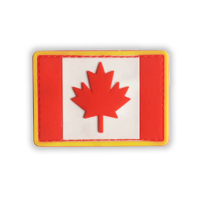 Material do silicone do remendo do crachá do PVC da bandeira nacional para o saco do veterano da fita